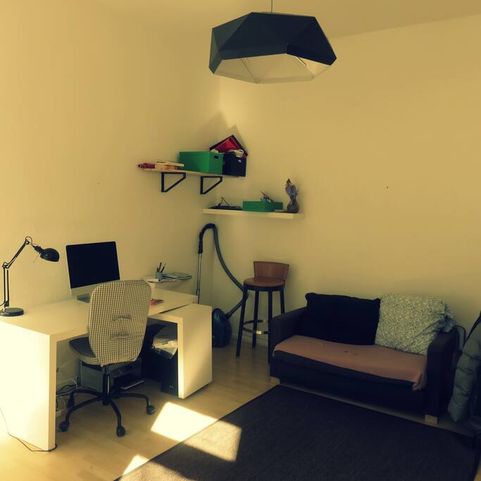 Comfortable working place with really comfortable chair:)