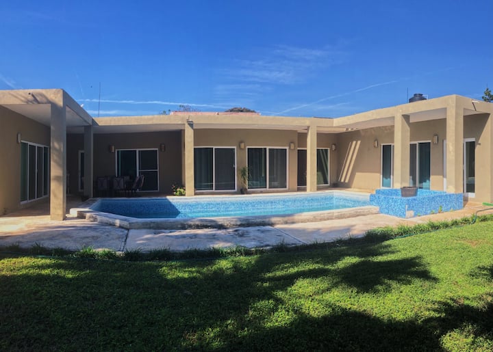 Casa De Descanso Con Piscina A 20 Min De Mérida. - Yucatán
