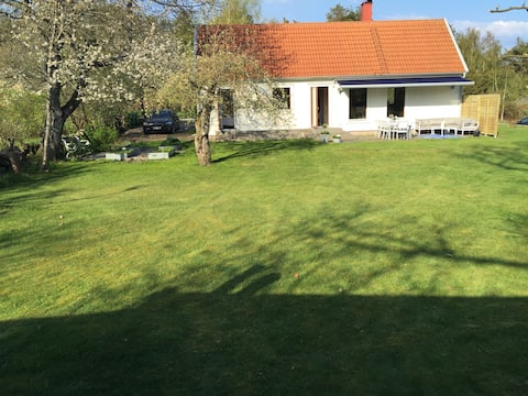 Summer idyll at Balgö jetty