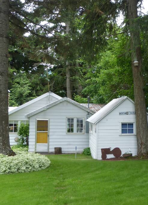 Back of house, view from driveway