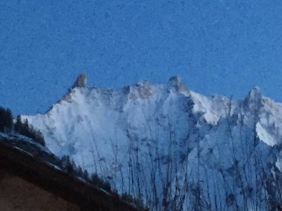 Winter view from the kitchen ... il dente del gigante