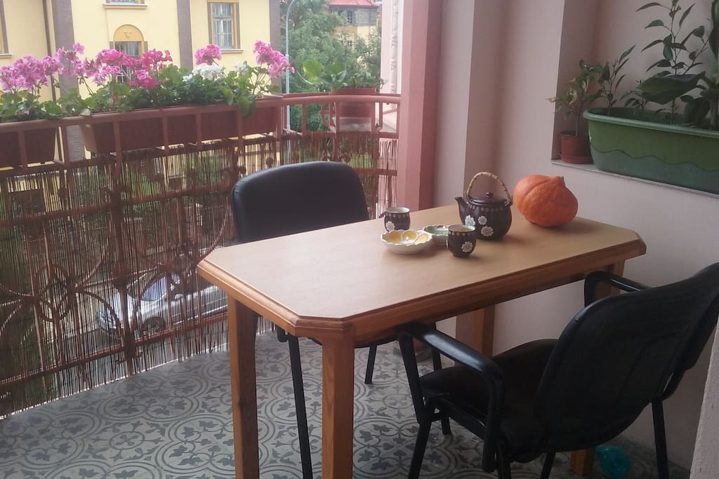 Balkony with sitting