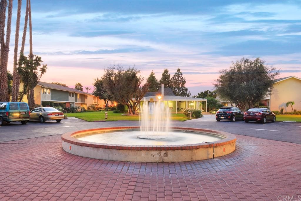 Front Community water fountain