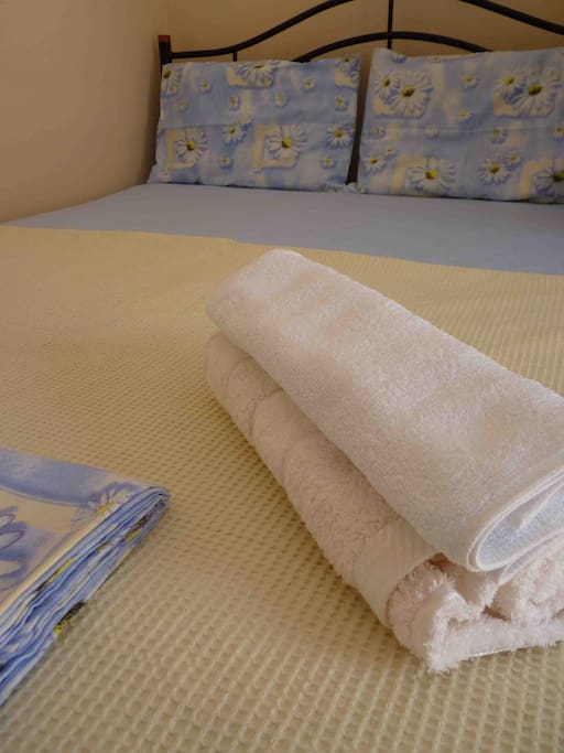 Clean towels and bedding for all our guests.