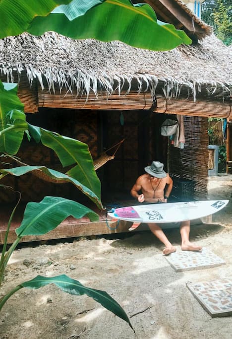 A surfer's homestay in Siargao.
Wax in, wax out... (repeat)
Photo by: Amy Addo (@amyaddo)