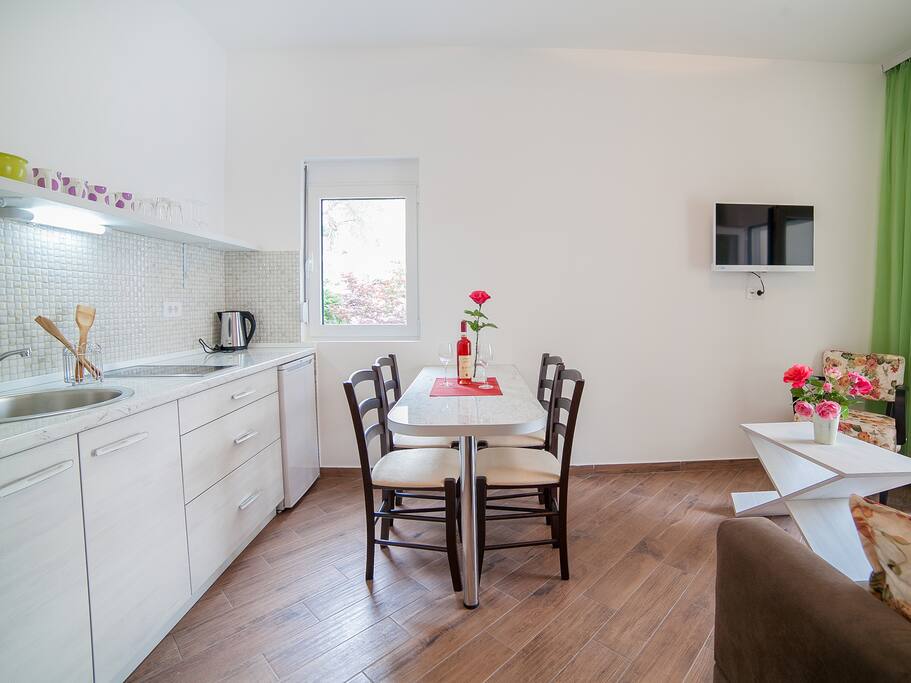 Kitchen and Living Room