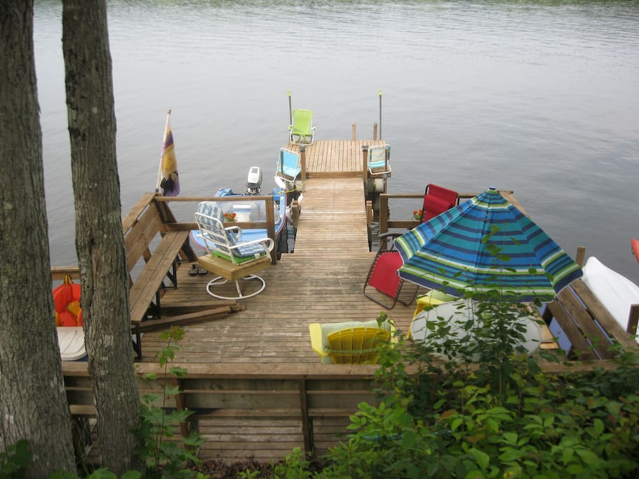 Private dock for swimming