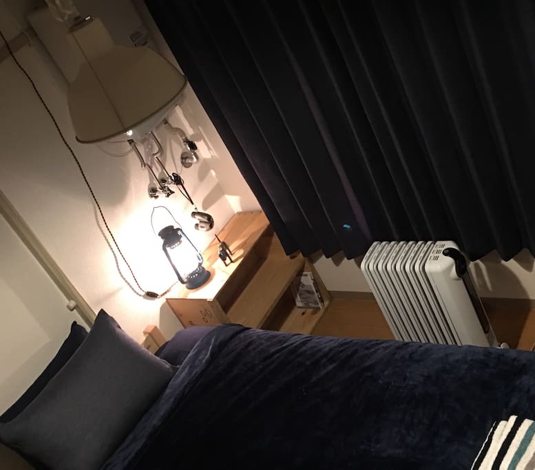 Small but cozy your own space with a lovely view from the window.