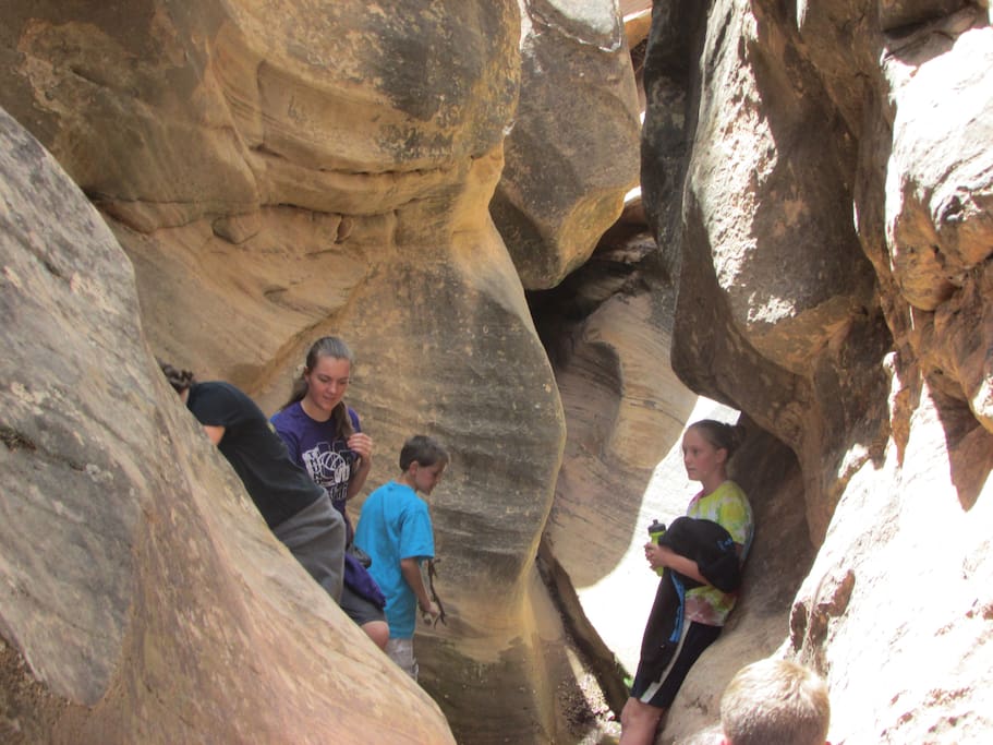 Slot canyon not in Zion. We can show you