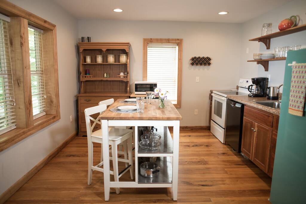 Kitchen with IKEA island