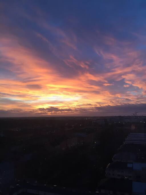 Amazing view from the kitchen/living room