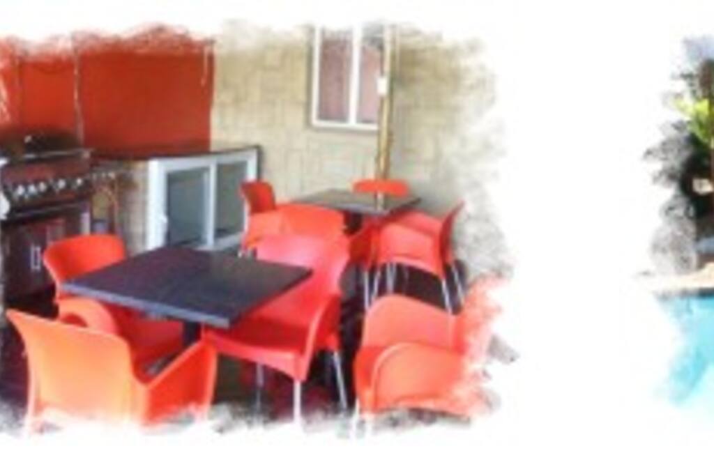 Lapa area for breakfast and barbeque