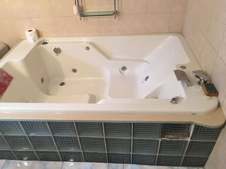 Jacuzzi in Master Bedroom