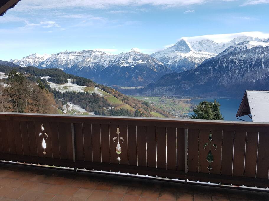 Spacious balcony