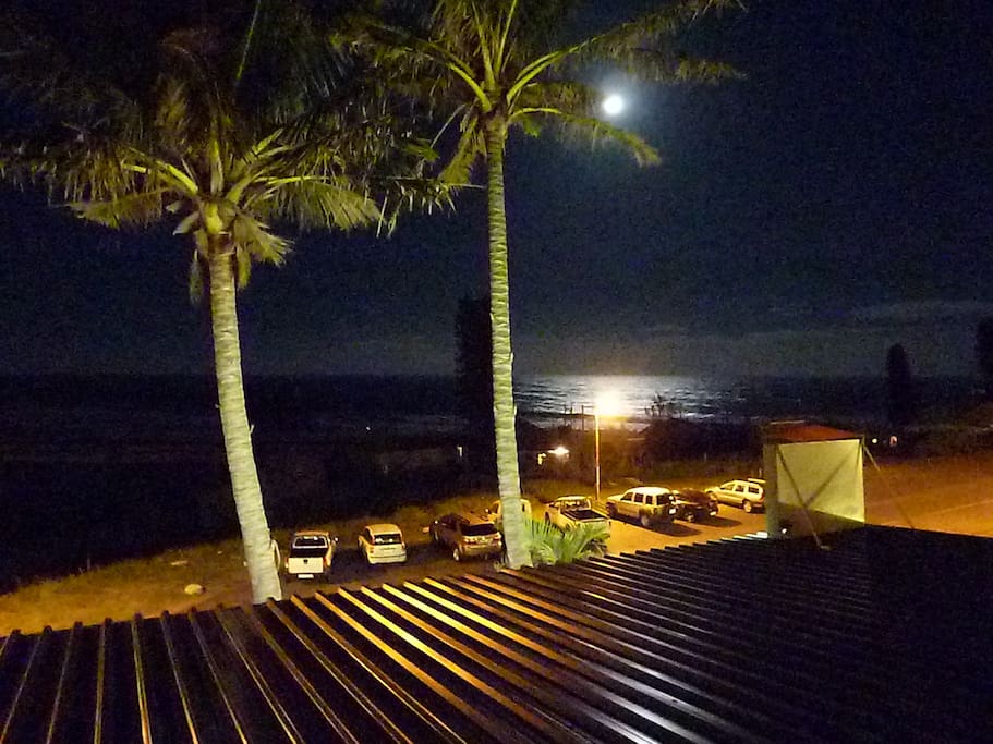 Moonlight over the sea