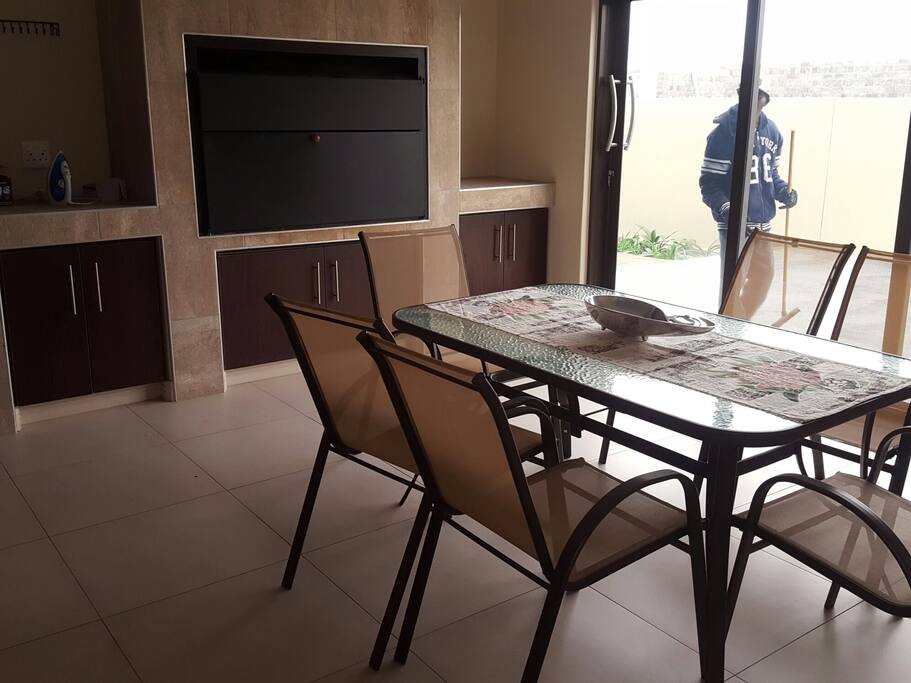 Inside Barbeque Area