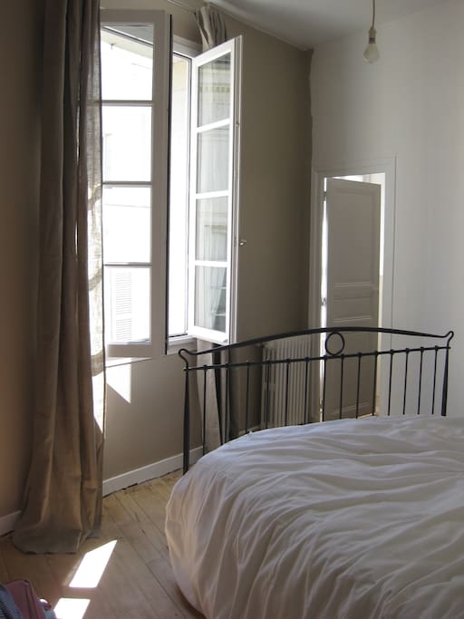 Beautiful tall windows that make the house very light and airy.
