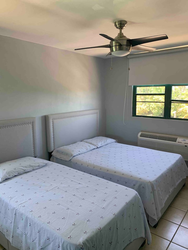 Lit complet et lits jumeaux - Climatisation