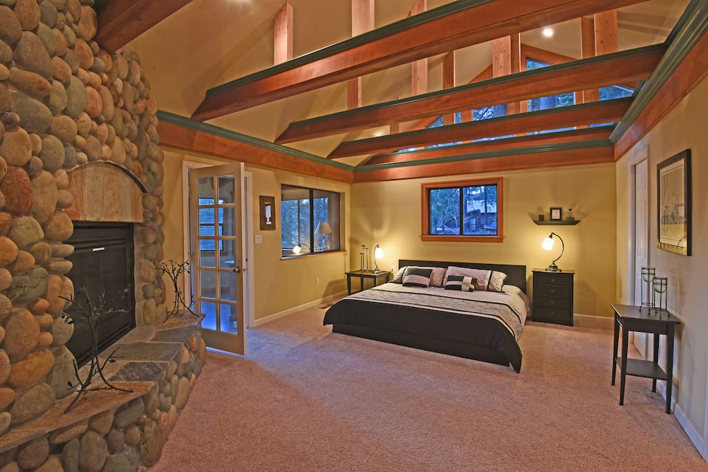 Master bedroom, with an en suite bathroom and attached sunroom