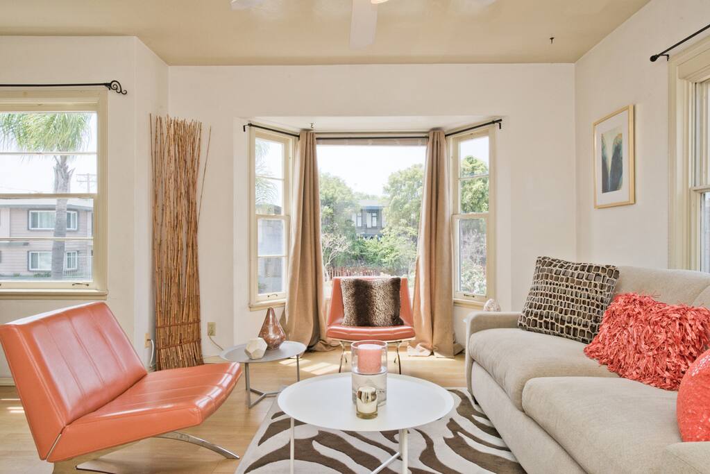 This is the first living room in the first bungalow - there is a second similar living room in the second bungalow