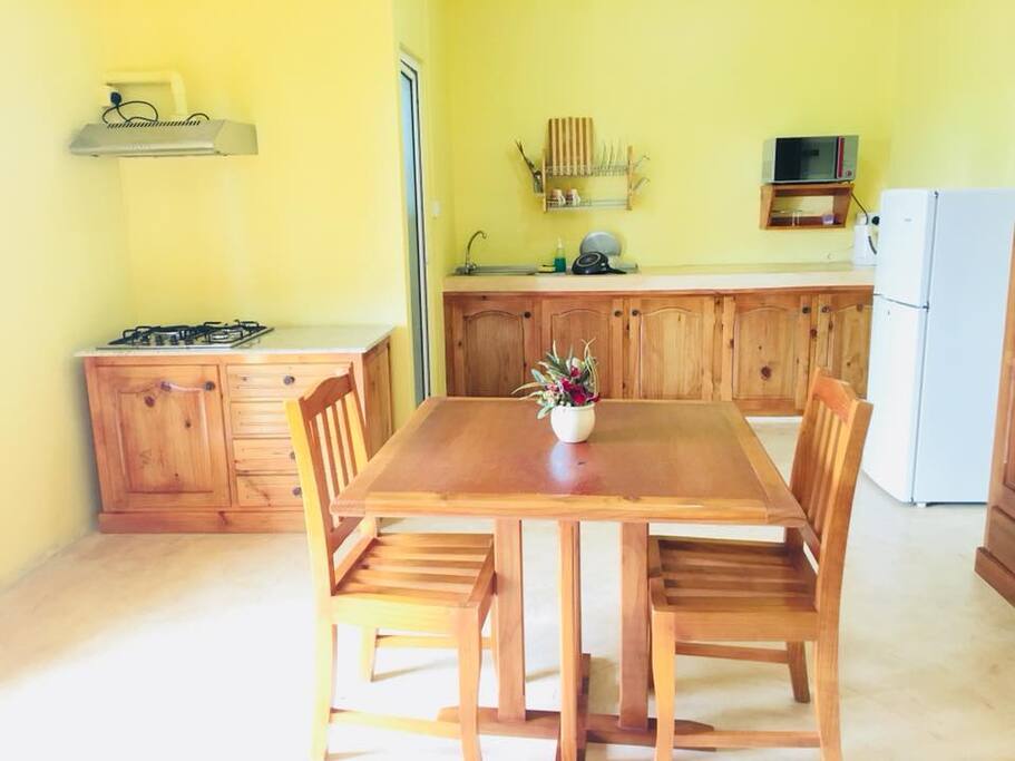 Kitchen and Dining Area