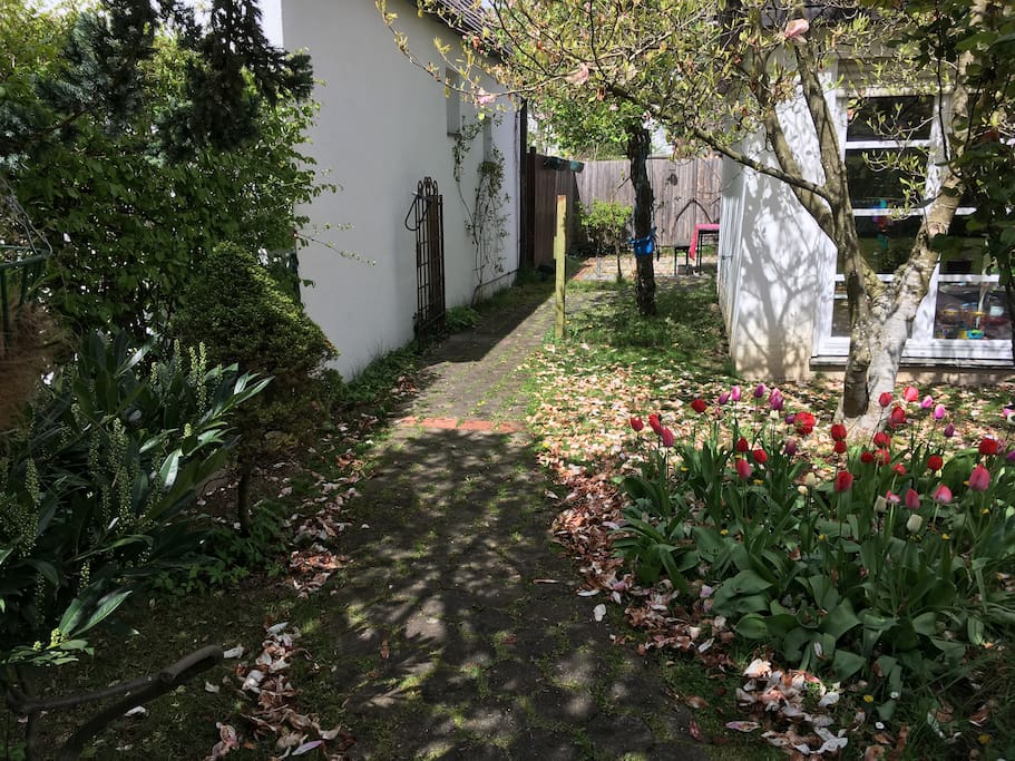 Eigener, privater Zugang über die Haus-Seite