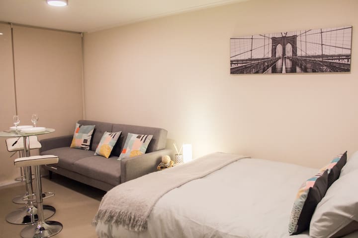 Confortable Home Studio en el centro de Santiago