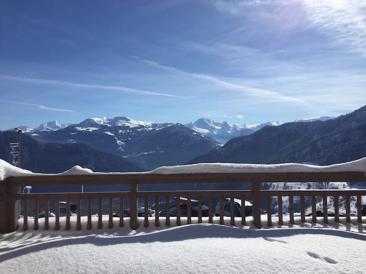 Appartement Doucy Valmorel 6 Personnes Terrasse - Les Avanchers-Valmorel