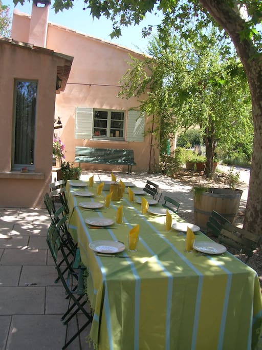 Terrasse ombragée