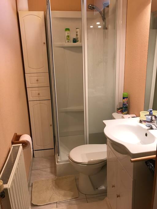 salle d'eau avec wc privative