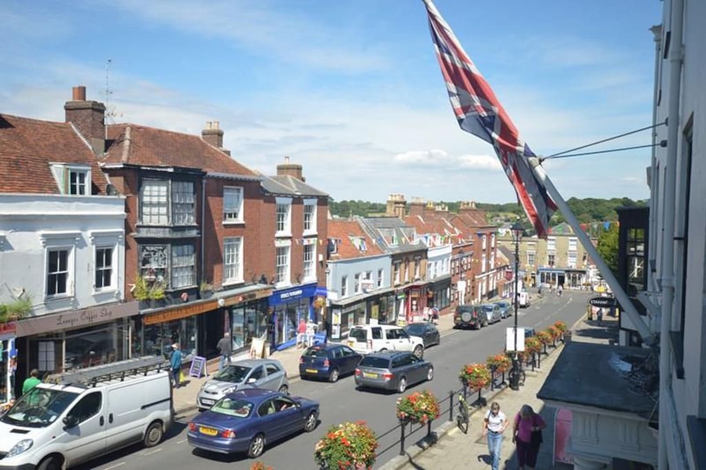Views from the Living Room down the High Street