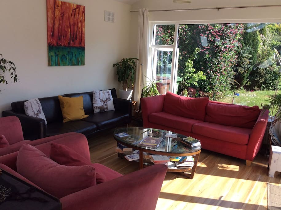 Sitting room overlooking back garden
