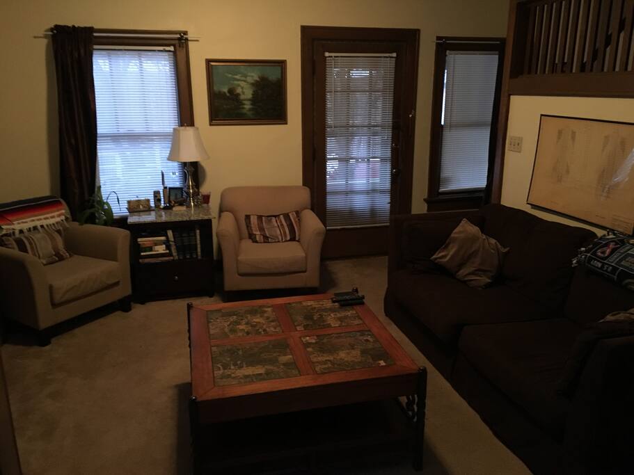 This is the living room you are free to use!