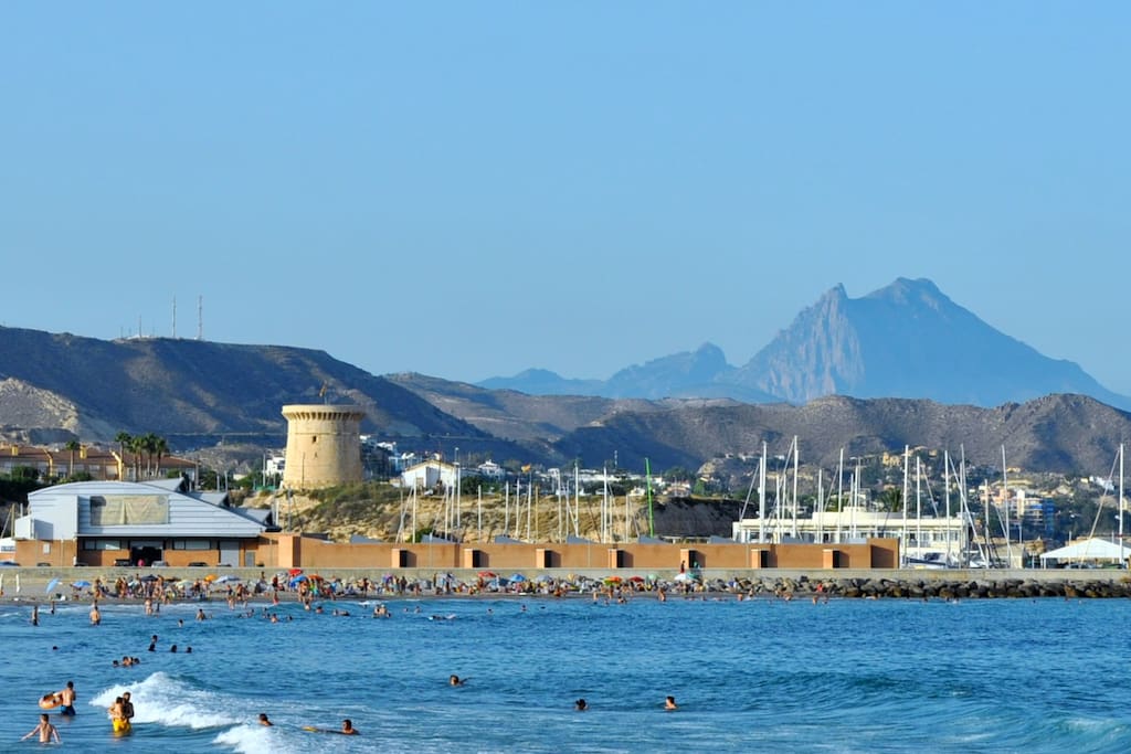 Vistas desde el paseo marítimo
