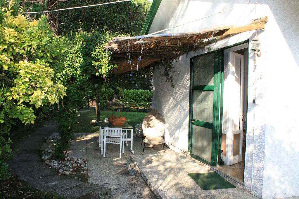 The external of the house from a different point of view.