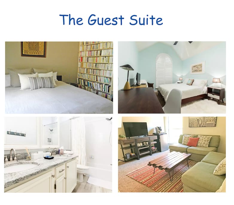 The Guest suite - 2 Bedrooms, Private Bathroom and Family Room -