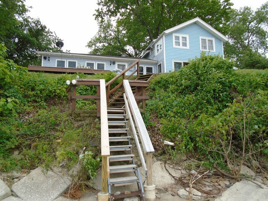 Steps to beach