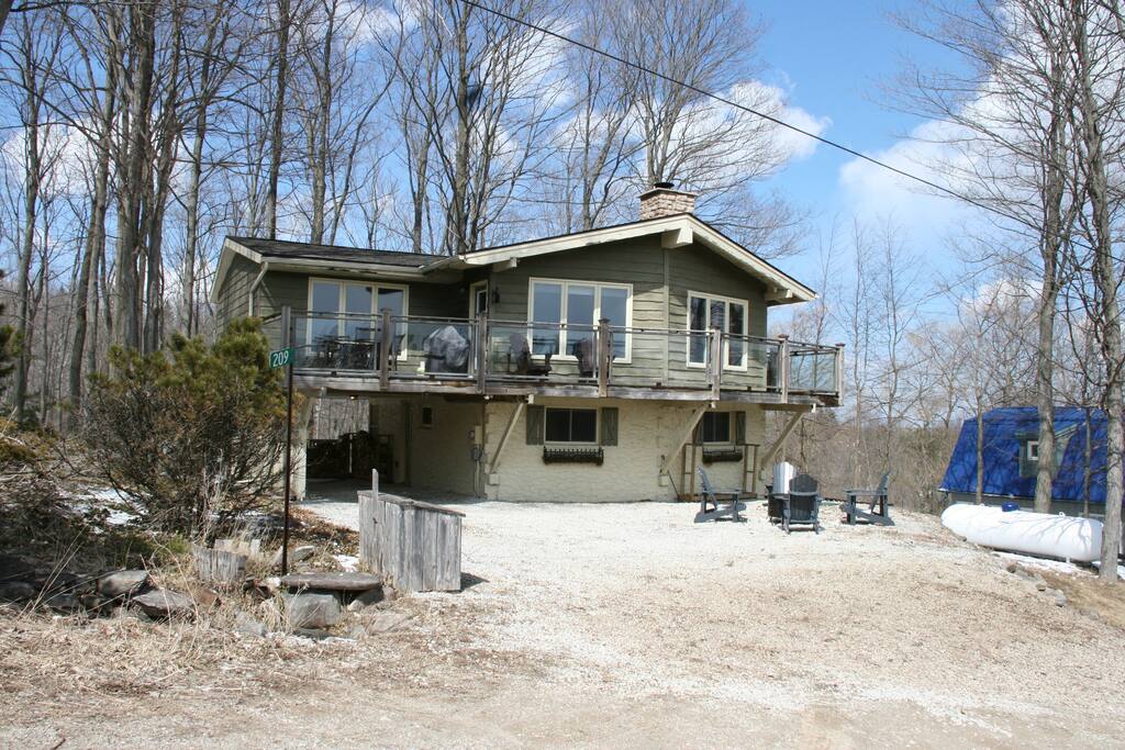 Front View with Firepit