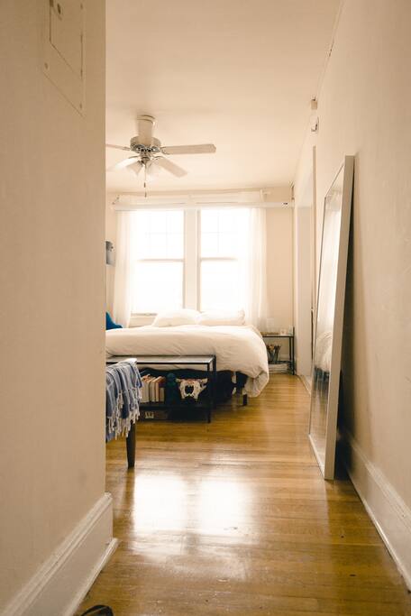 The view when you enter the space.