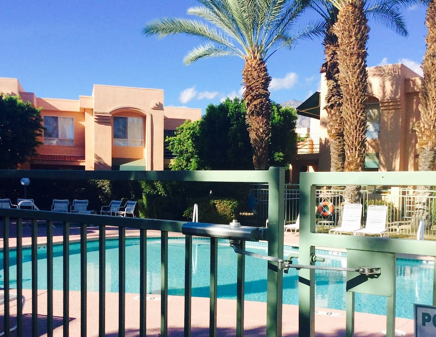 Your pool & jacuzzi (#5) 20 ft from unit