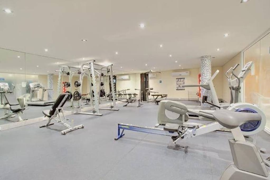 ACTIVITY Photo of our fully equipped gymnasium. We have a better variety of exercise equipment than some resorts (hot showers available).
