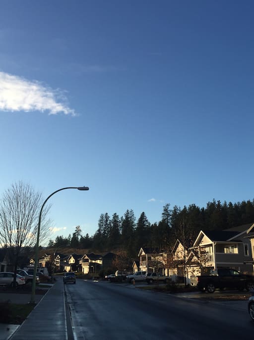 Clean and quite neighborhood