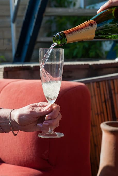 Bubbles at breakfast
