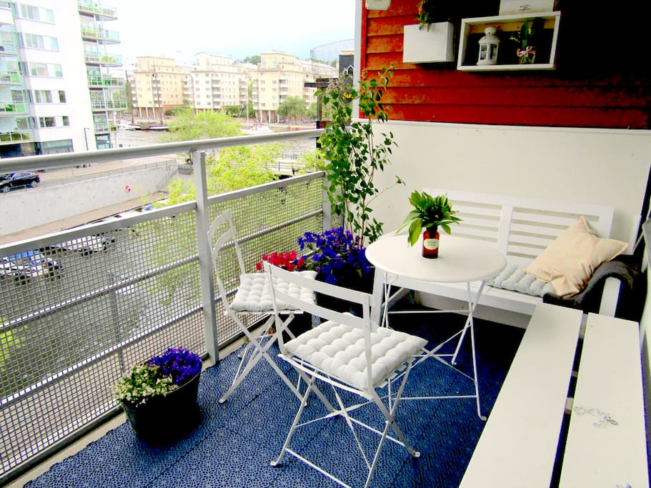 The large balcony