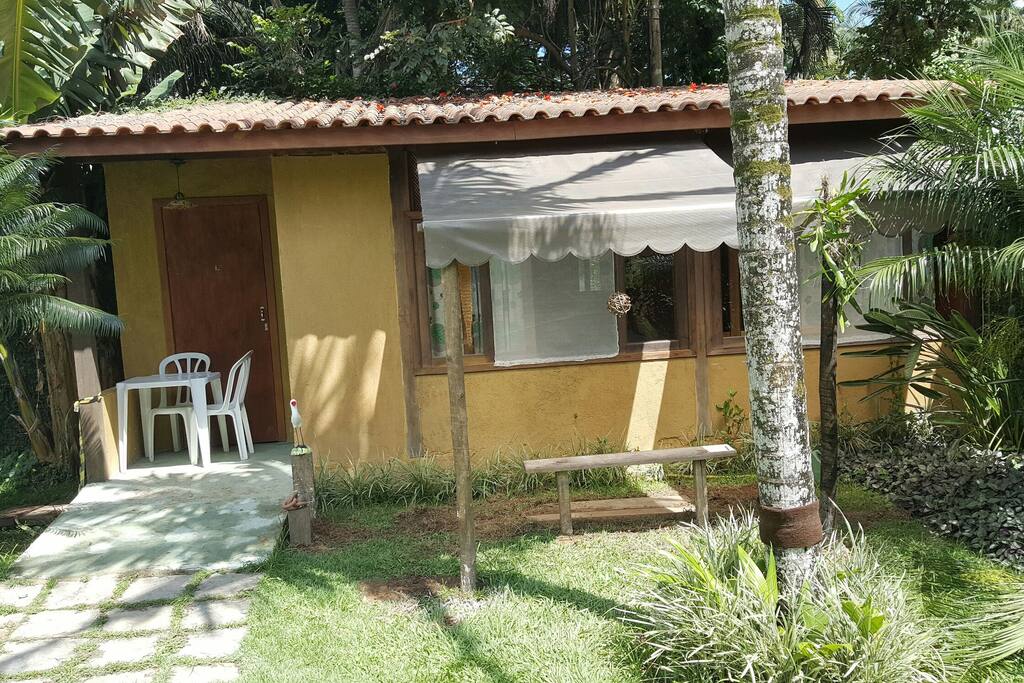 Fachada do chalé