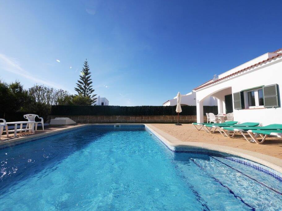 Big and private pool