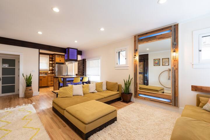 Artisan, custom made home. Unique and interesting