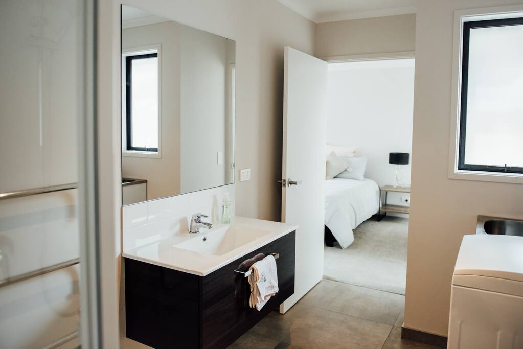 New, modern ensuite bathroom