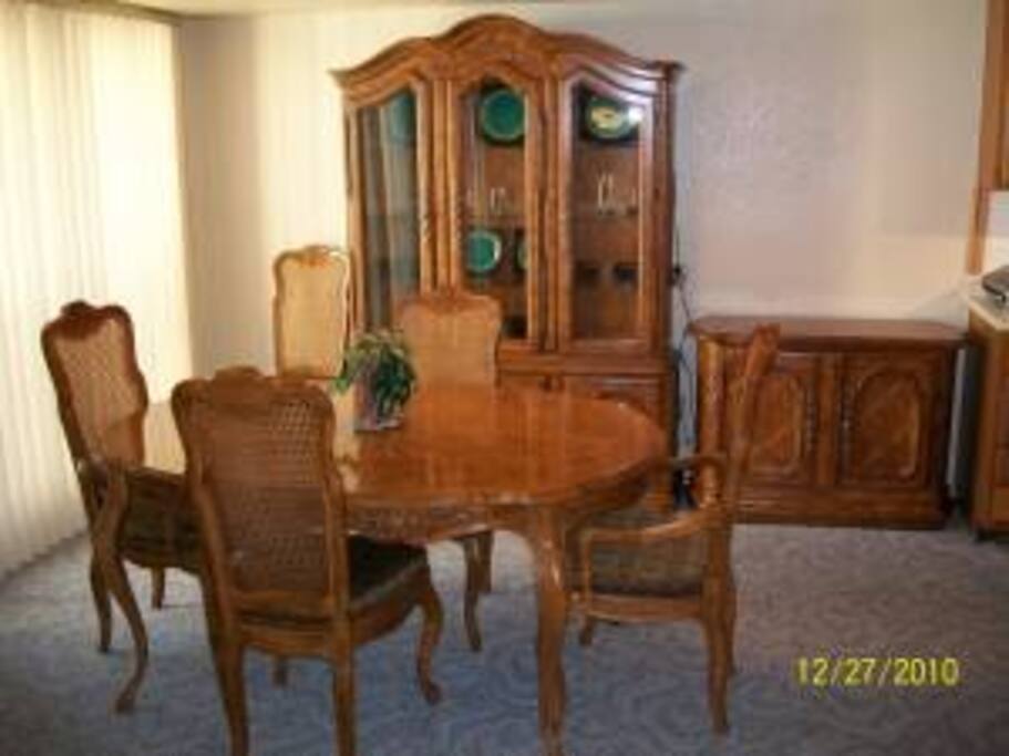 Dining room with custom made Drexel Dining Set