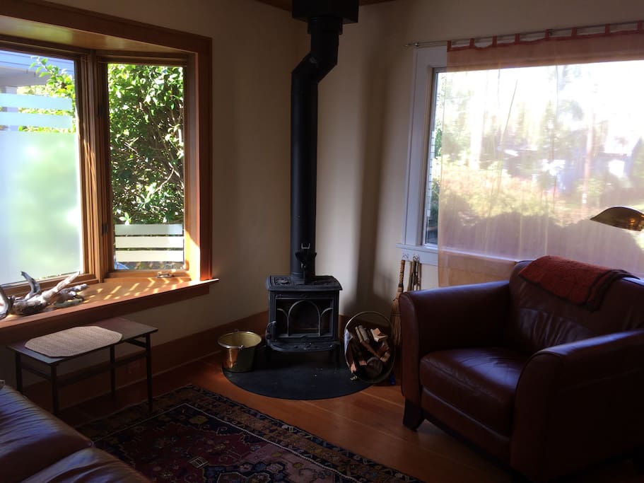 Curl up by the wood stove